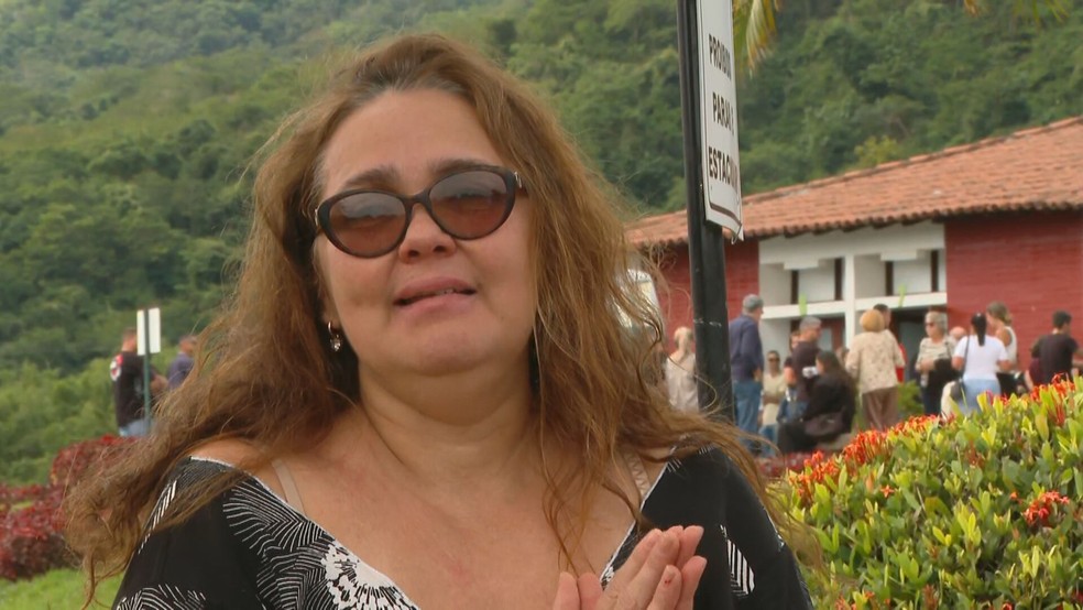 Kelly Cristina Vale Villela irmã do PM Kelvynton Oliveira — Foto: Reprodução/TV Globo