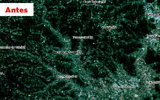 Imagens de satélite mostram antes e depois de maior enchente da história no Rio Grande do Sul