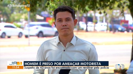 Homem é preso suspeito de ameaçar motorista de coletivo em Palmas