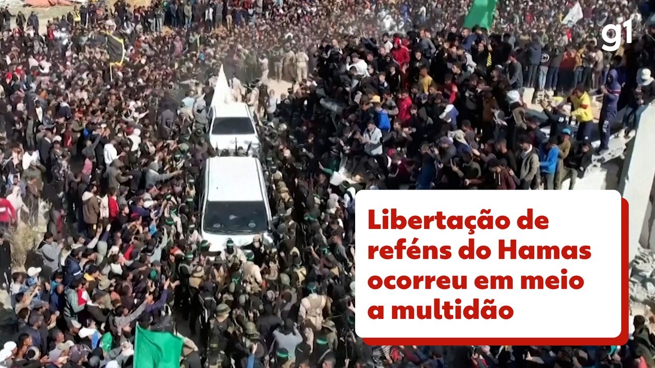 Israel suspende soltura de prisioneiros palestinos após Netanyahu criticar confusão durante libertação de reféns