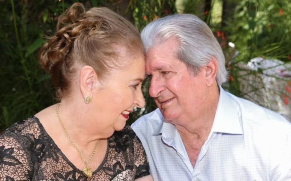 Iloni Hudson e Vilmar Hudson foram casados por 50 anos — Foto: Reprodução/Redes sociais