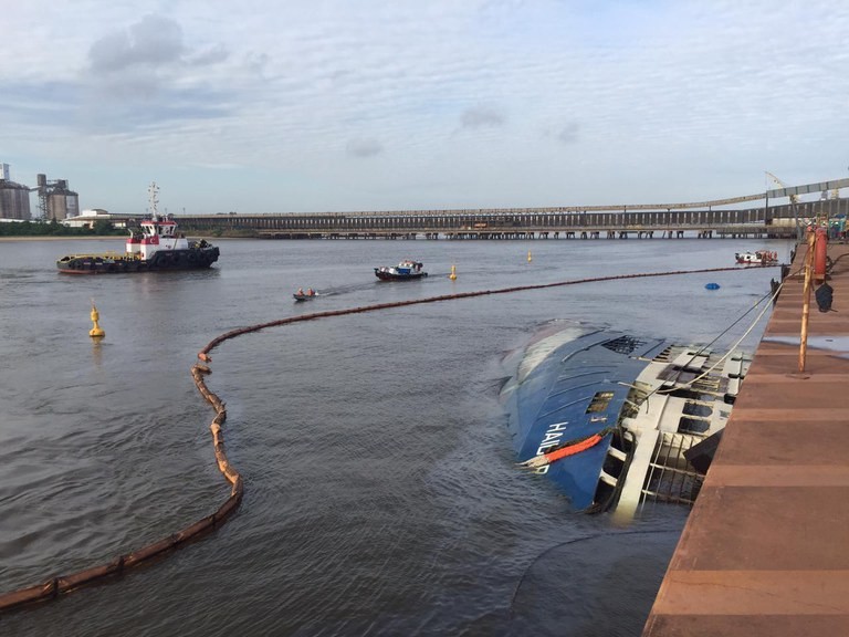 Dez anos do naufrágio do navio Haidar: a sequência dos fatos que marcaram Barcarena, no Pará
