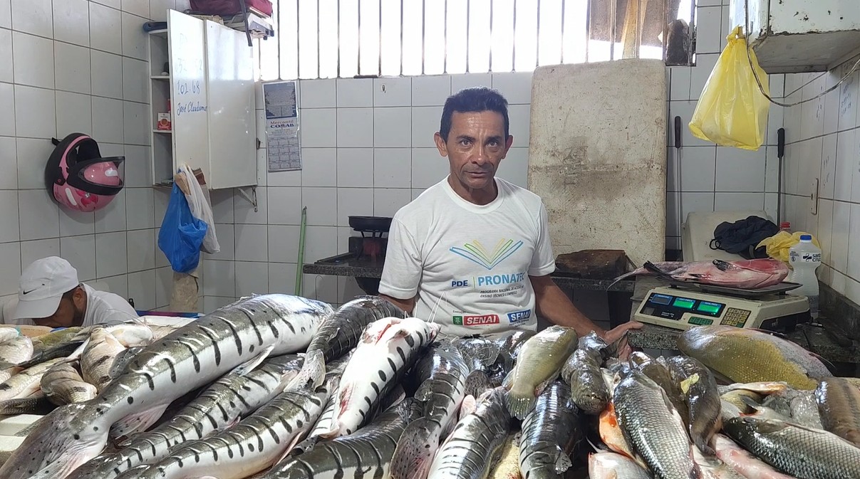 Vendedores de peixe esperam vender 25 toneladas de pescado na Semana Santa em Cruzeiro do Sul