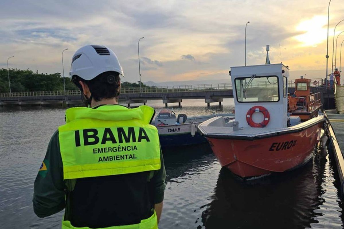 Ibama, Cetesb e Marinha inspecionam terminais e vistoriam equipamentos de emergência no Porto de Santos, SP