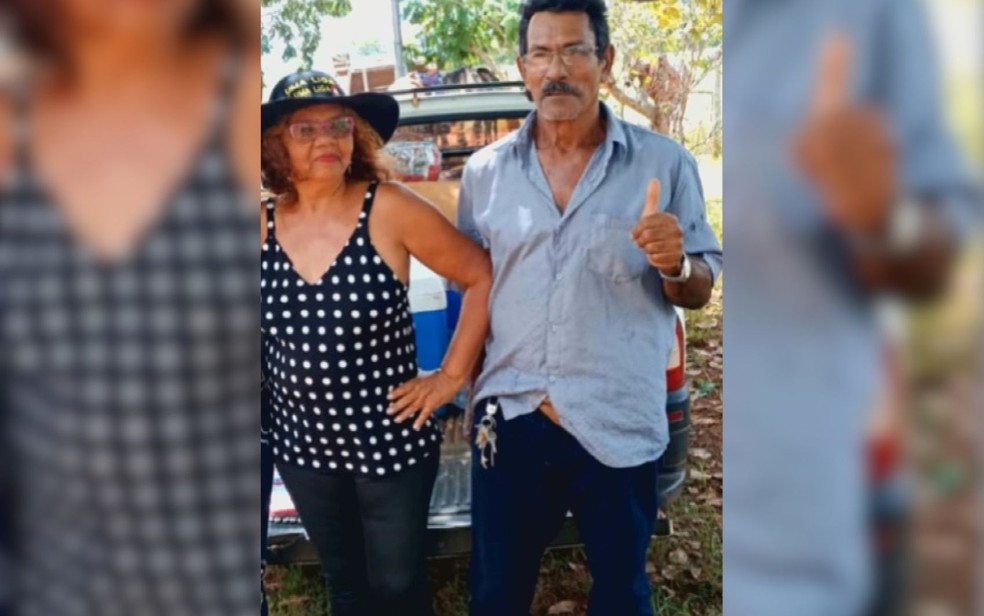 Casal morre após carro bater de frente com carreta — Foto: Reprodução/TV Anhanguera