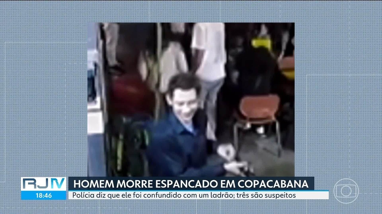 Homem é espancado até a morte em Copacabana após ser confundido com ladrão