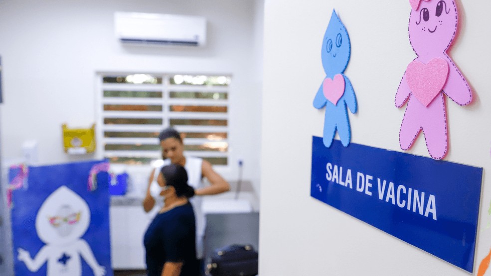 Sala de vacinação em Unidade Básica de Saúde de São José do Rio Preto. — Foto: Prefeitura de Rio Preto/Divulgação