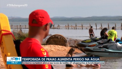 Bombeiros aumentam efeitivo na temporada de paraia para evitar afogamentos