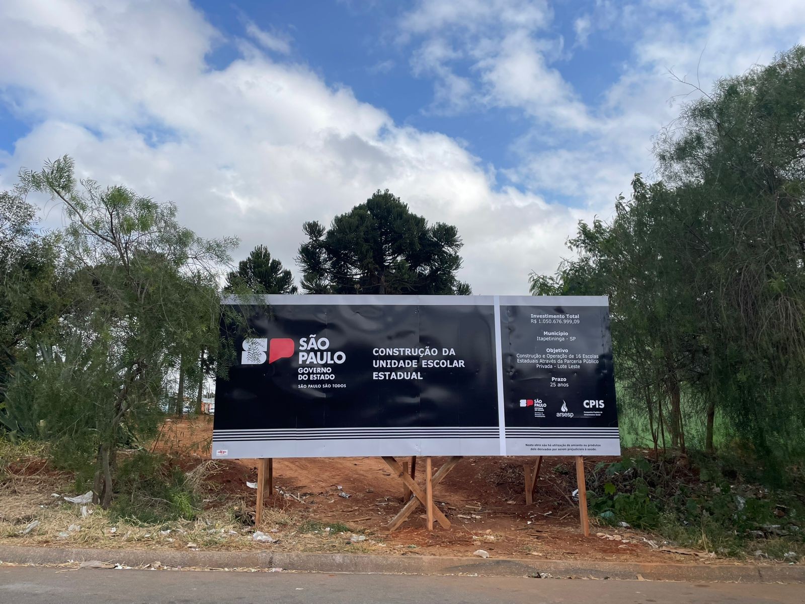 Estado anuncia nova escola em Itapetininga com modelo terceirizado de construção e gestão