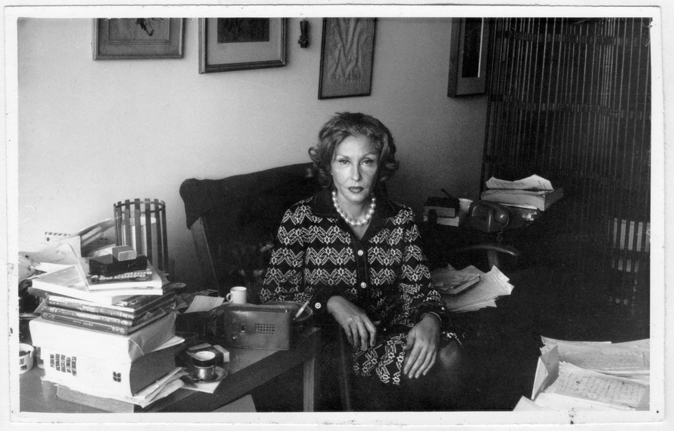 Retrato de Clarice Lispector, de autoria desconhecida, sem data — Foto: Acervo Clarice Lispector/IMS