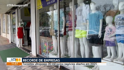 Tocantins ultrapassa 30 mil novos negócios abertos em 2025