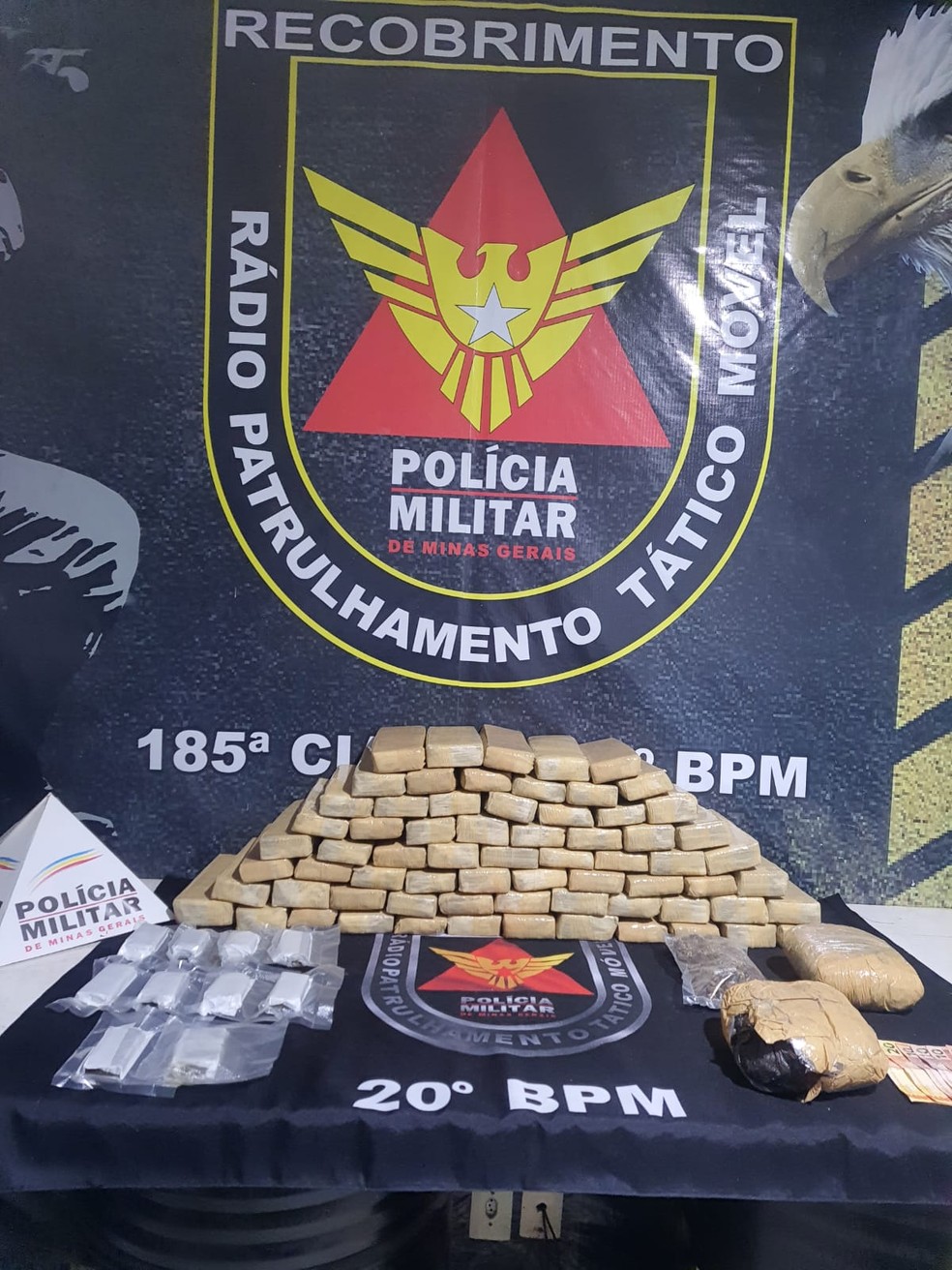 Apreensão de drogas em Pouso Alegre
