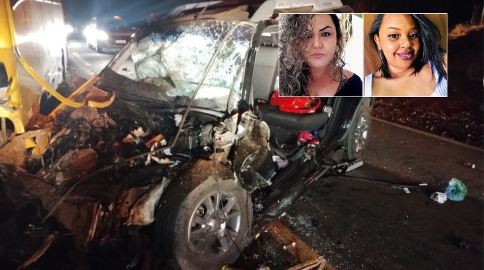 Três mulheres morrem em acidente em estrada vicinal de Brotas — Foto: Artesp