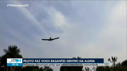 Indígenas denunciam aeronave fazendo voos rasantes dentro de aldeia