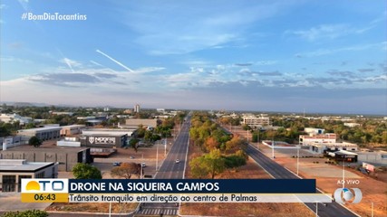 Confira imagens aéreas da Avenida Siqueira Campos