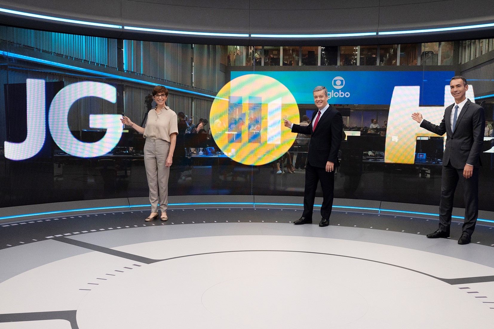 Conheça o novo cenário do Jornal da Globo, Jornal Hoje e Hora 1