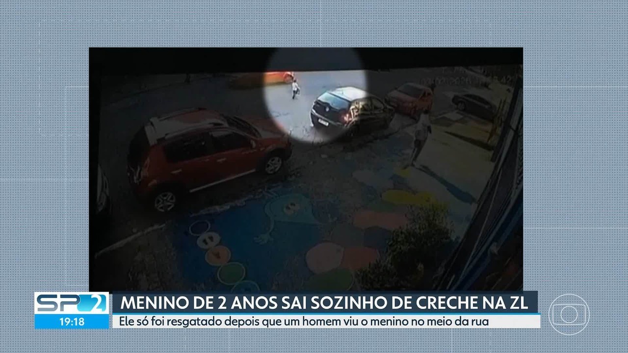 Menino de 2 anos sai sozinho de creche e só é encontrado em outra escolinha por motorista de app