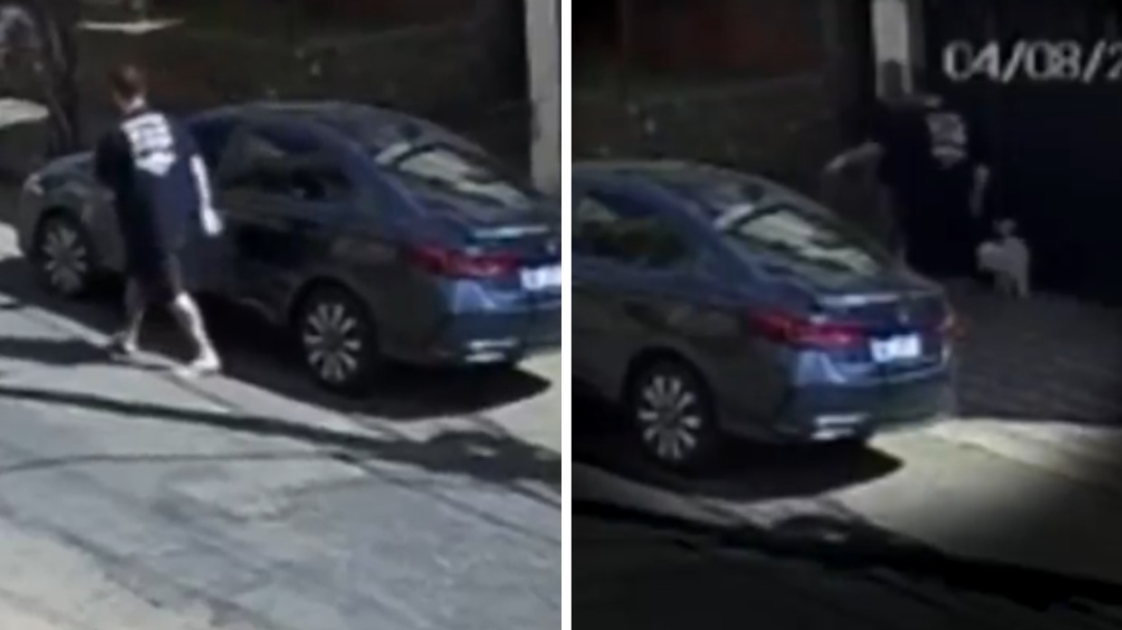 VÍDEO: Motorista agride homem de 71 anos por suposto arranhão em carro feito por cachorro em BH