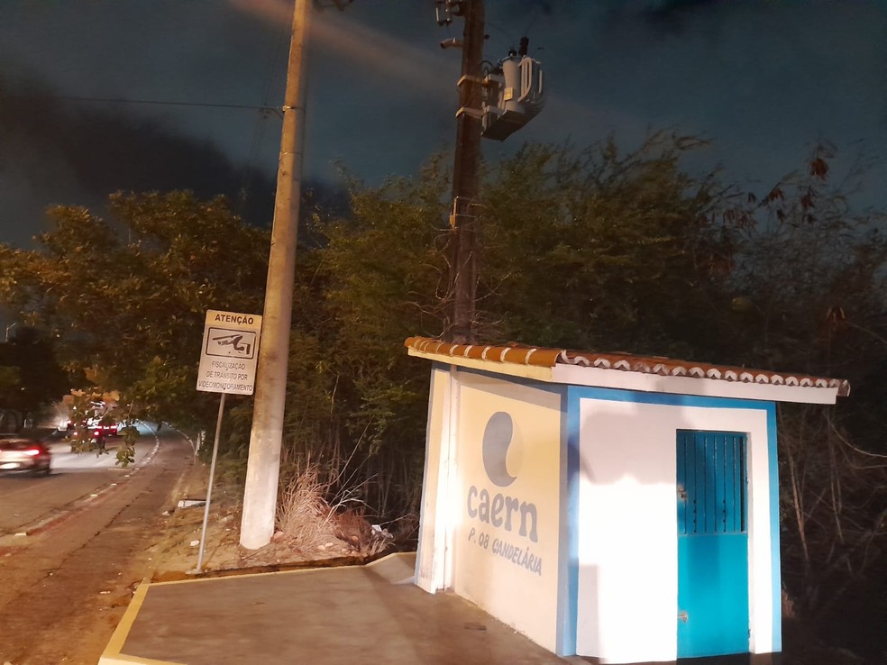 Material foi furtado da Caern e prejudicou abastecimento em bairros de Natal — Foto: Thiago César/Inter TV Cabugi