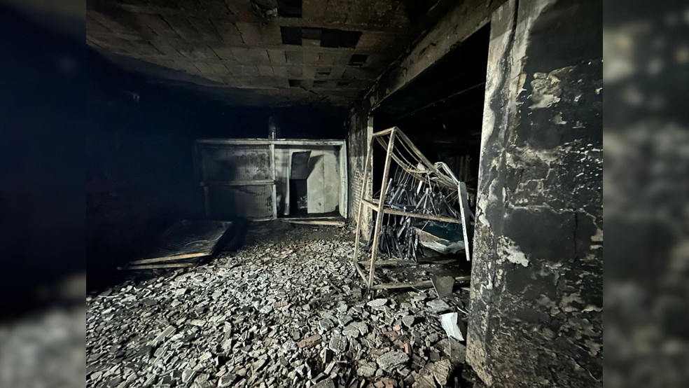 Incêndio atinge metalúrgica em Marília — Foto: Corpo de Bombeiros/Divulgação