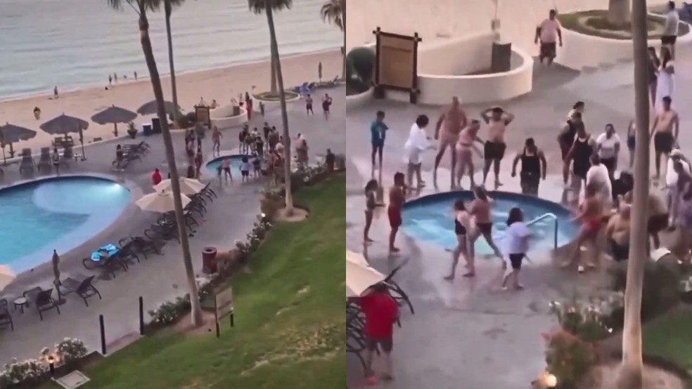 Turista americano morre eletrocutado em jacuzzi de resort no México em 11 de junho de 2024. — Foto: Reprodução/redes sociais