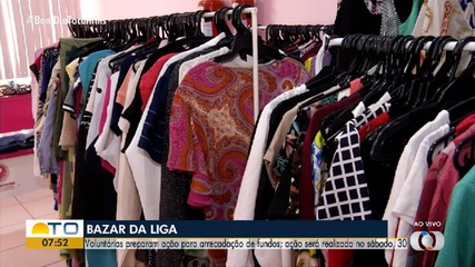 Bazar arrecada fundos para a Liga Feminina de Prevenção e Combate ao Câncer no Tocantins