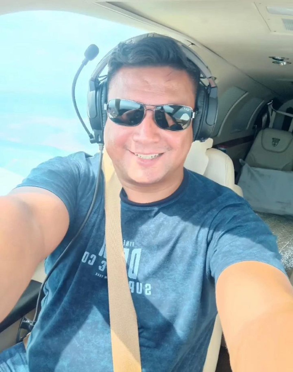 Fernando Barreto era um piloto experiente e morreu na queda de um avião bimotor em Cuiabá — Foto: Arquivo pessoal
