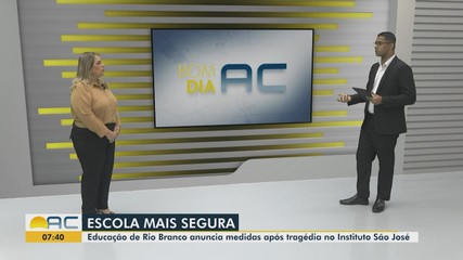 Educação de Rio Branco anuncia medidas após tragédia no Instituto São José, em Rio Branco