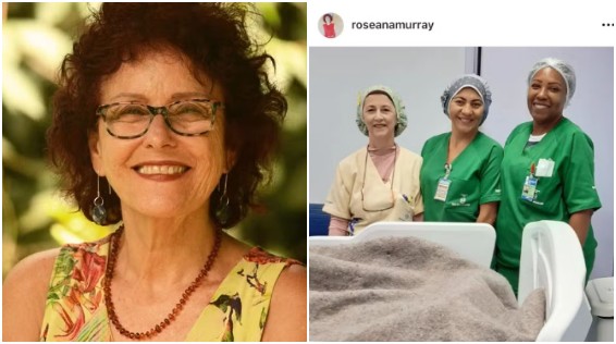 Roseana Murray tem alta do hospital