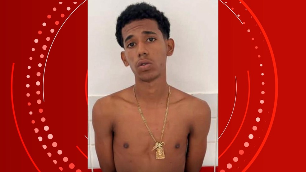 Caio Lúcio foi preso por suspeita de participação no assassinato do major André Felipe, em São Luís — Foto: Divulgação/Polícia Civil