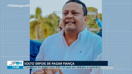 Candidato a vereador em Palmas é preso com R$ 300 mil; saiba mais