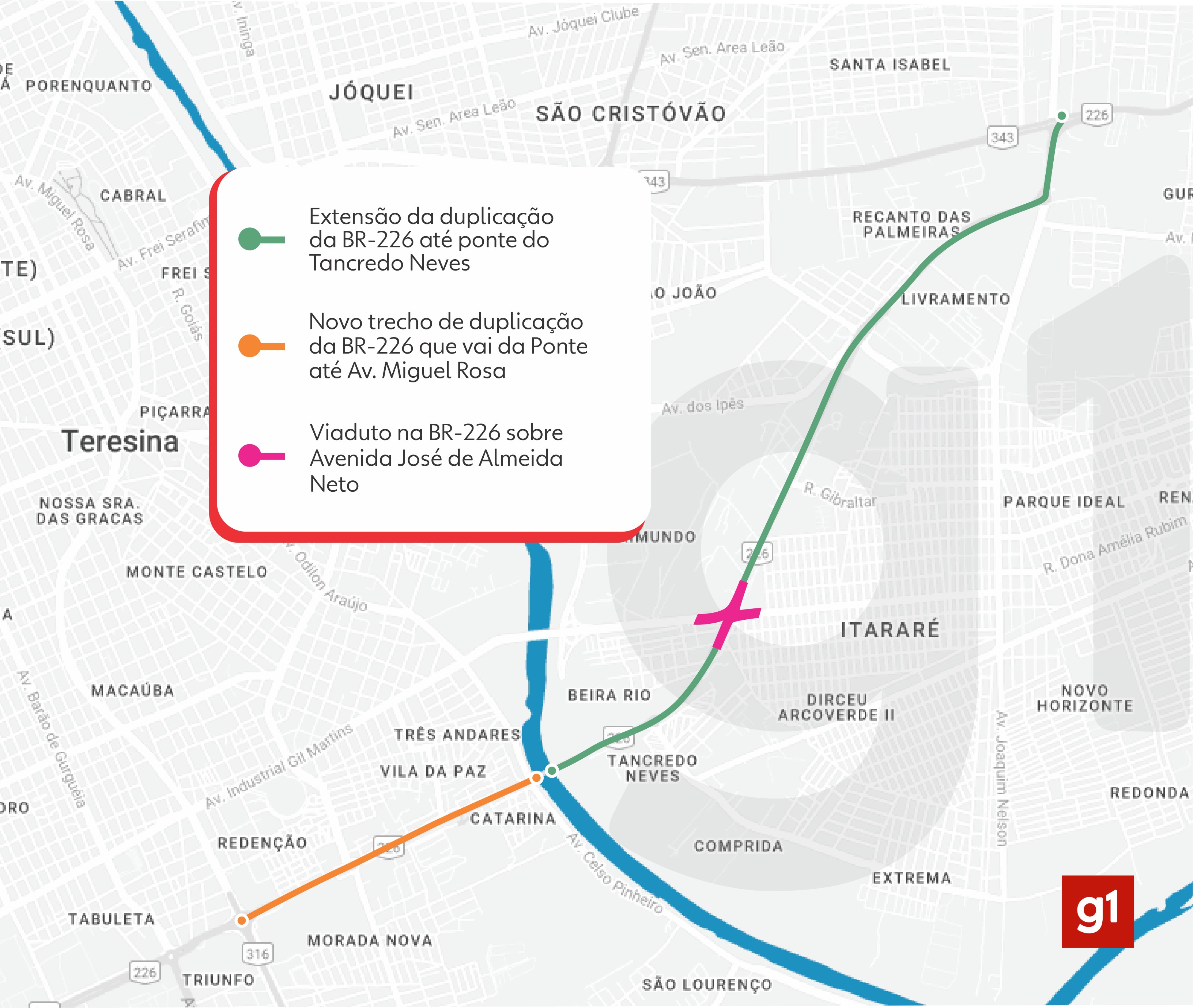 Ministério dos Transportes anuncia construção de viaduto na entrada do Dirceu e duplicação até a Avenida Miguel Rosa