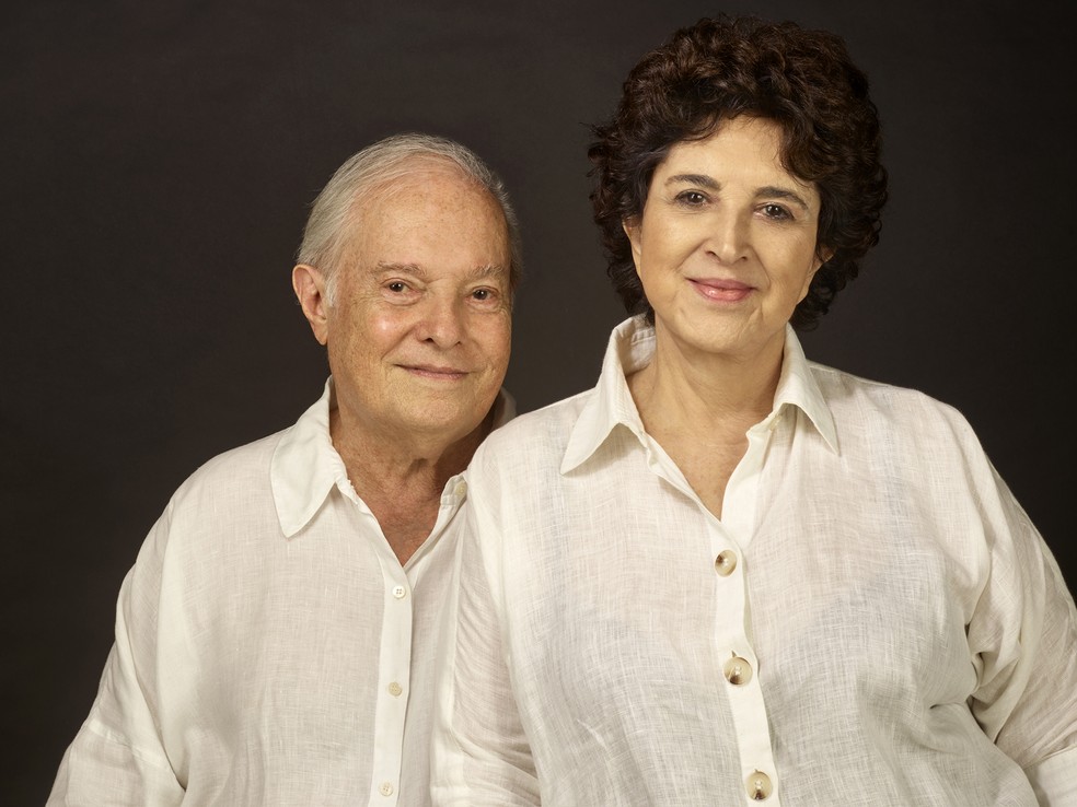 Francis Hime e Olivia Hime — Foto: Nana Moraes / Divulgação