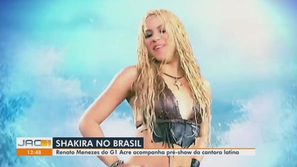 Shakicabana: Renato Menezes, do g1 Acre, acompanha pré-show da cantora latina