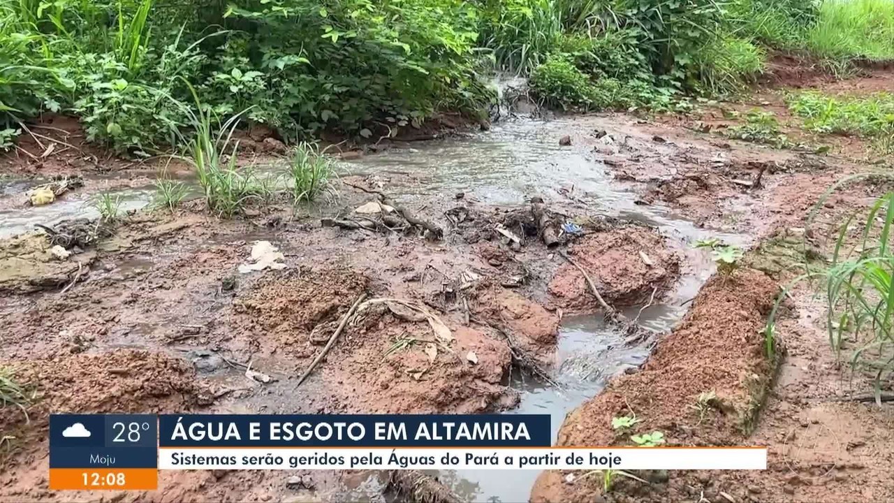 Concessionária 'Águas do Pará' assume saneamento em Altamira e moradores passarão a pagar tarifa