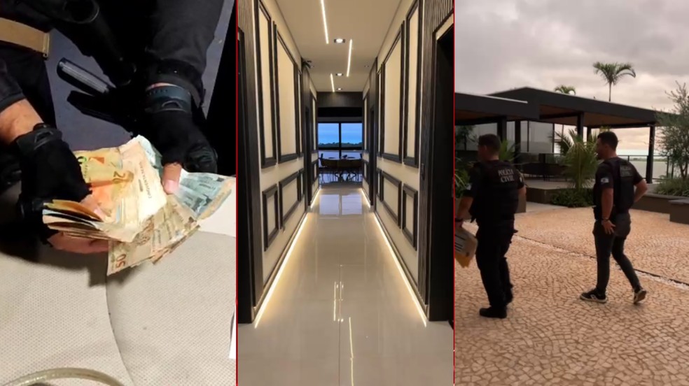 Opera&ccedil;&atilde;o desta ter&ccedil;a-feira (3) cumpriu mandados de busca e apreens&atilde;o em endere&ccedil;os ligados ao casal. &mdash; Foto: PC-PR