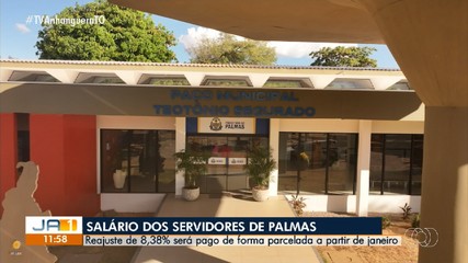 Servidores de Palmas terão reajuste salarial de 8,38%