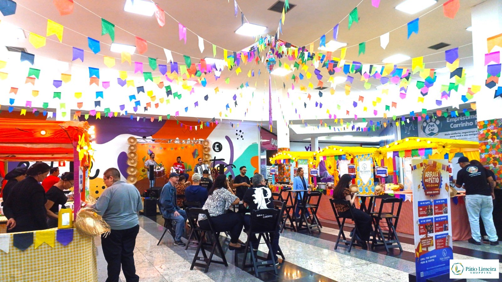 Arraiá do Pátio Limeira Shopping segue até domingo