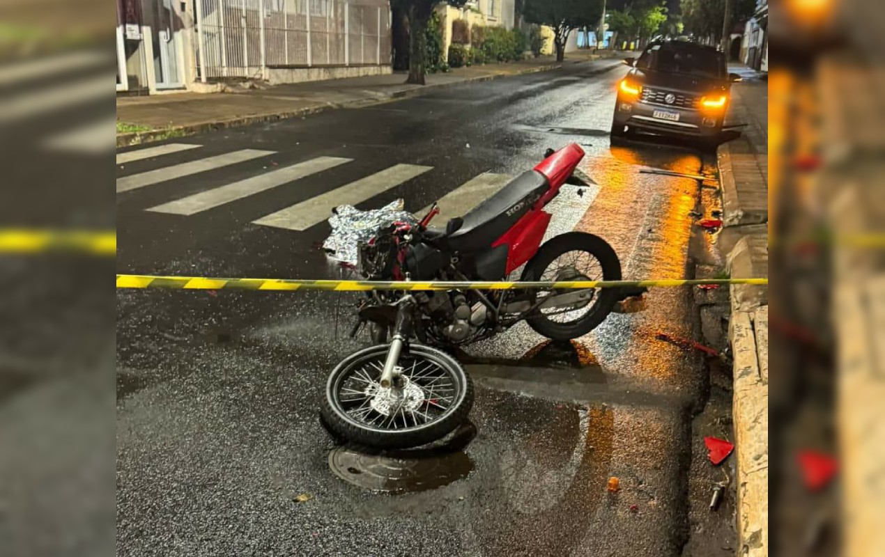 Motociclista morre após acidente em cruzamento de Jaú