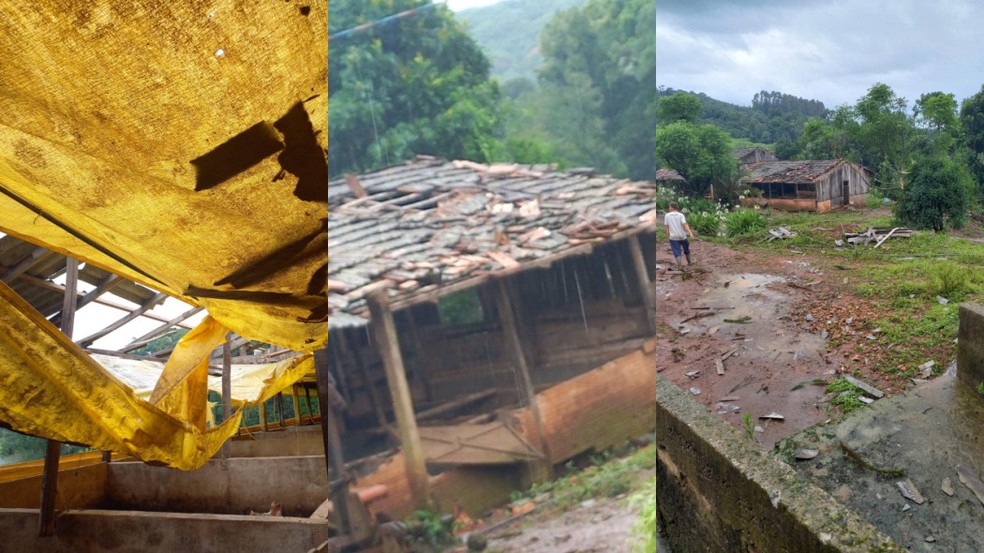 Defesa Civil analisa possibilidade de sexto tornado de SC — Foto: Prefeitura de Rio das Antas/Divulgação