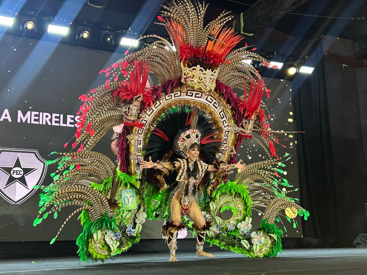 Rainha das Rainhas 2025: Yanna Meireles representou Pinheirense. — Foto: Thaís Neves / g1