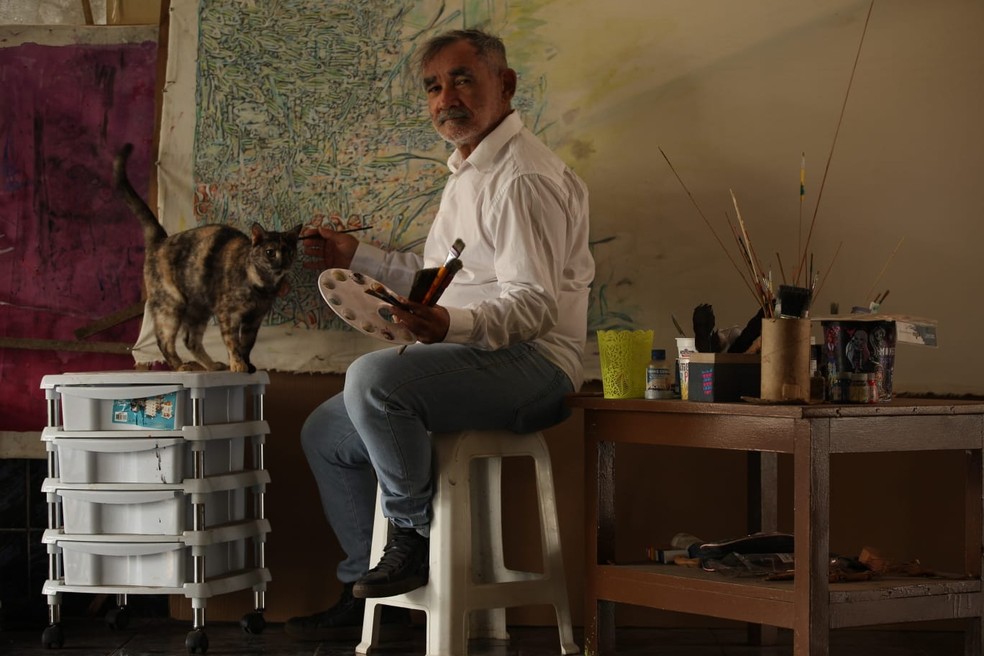 Artista acreano, Ivan Campos, expõe sua obra em exposição no Rio de Janeiro e São Paulo — Foto: Arquivo pessoal