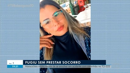 Motociclista morre depois de se envolver em acidente de trânsito na TO-222
