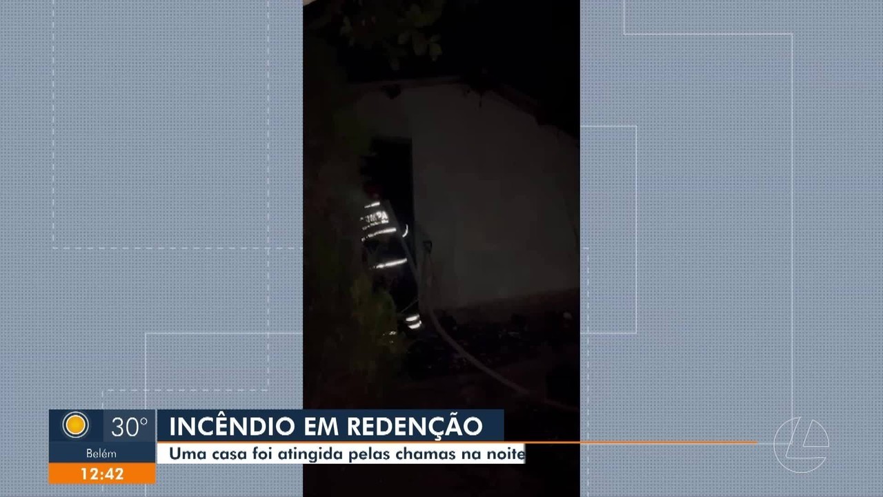 Incêndio atinge casa e mobiliza bombeiros em Redenção, no sul do PA
