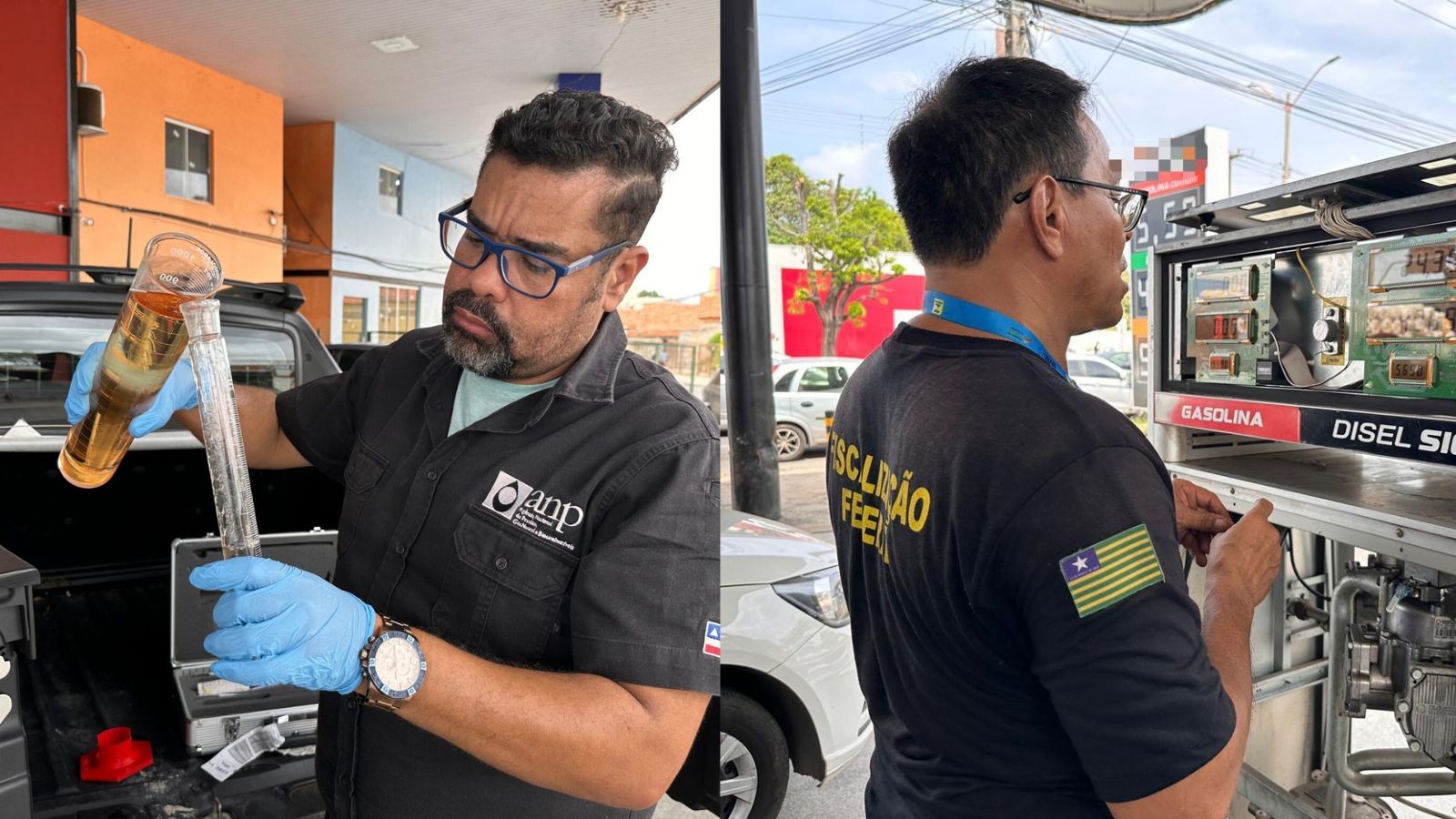 Fiscalização flagra irregularidades, interdita bombas e multa postos de combustíveis do Piauí