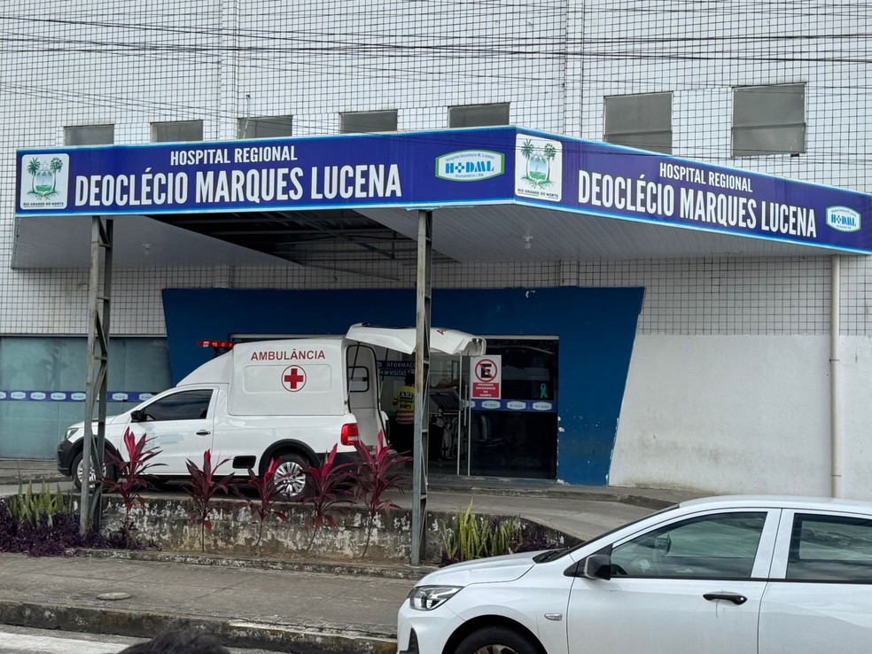 Hospital Deoclécio Marques Lucena, em Parnamirim, na Grande Natal — Foto: Sérgio Henrique Santos/Inter TV Cabugi