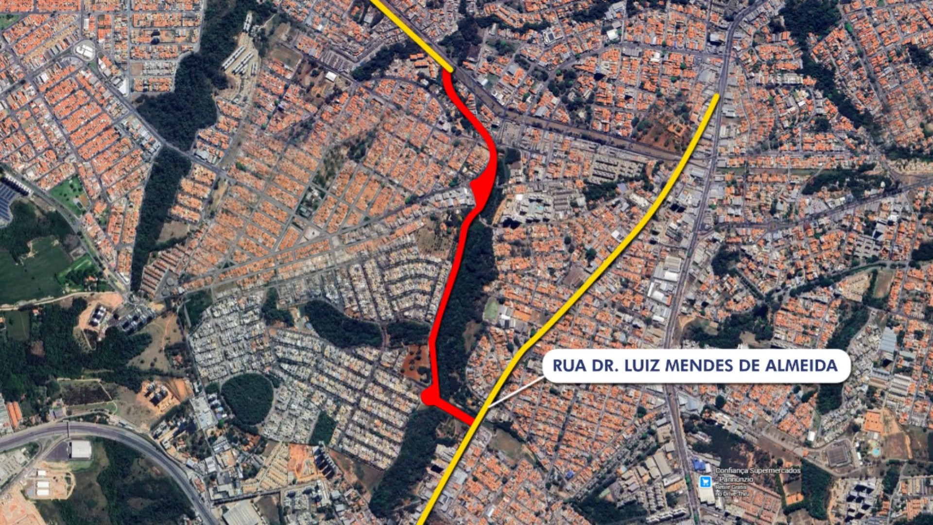 Marginal do Itanguá: projeto alternativo para evitar desmatamento foi apresentado e Prefeitura de Sorocaba ignorou, dizem moradores 