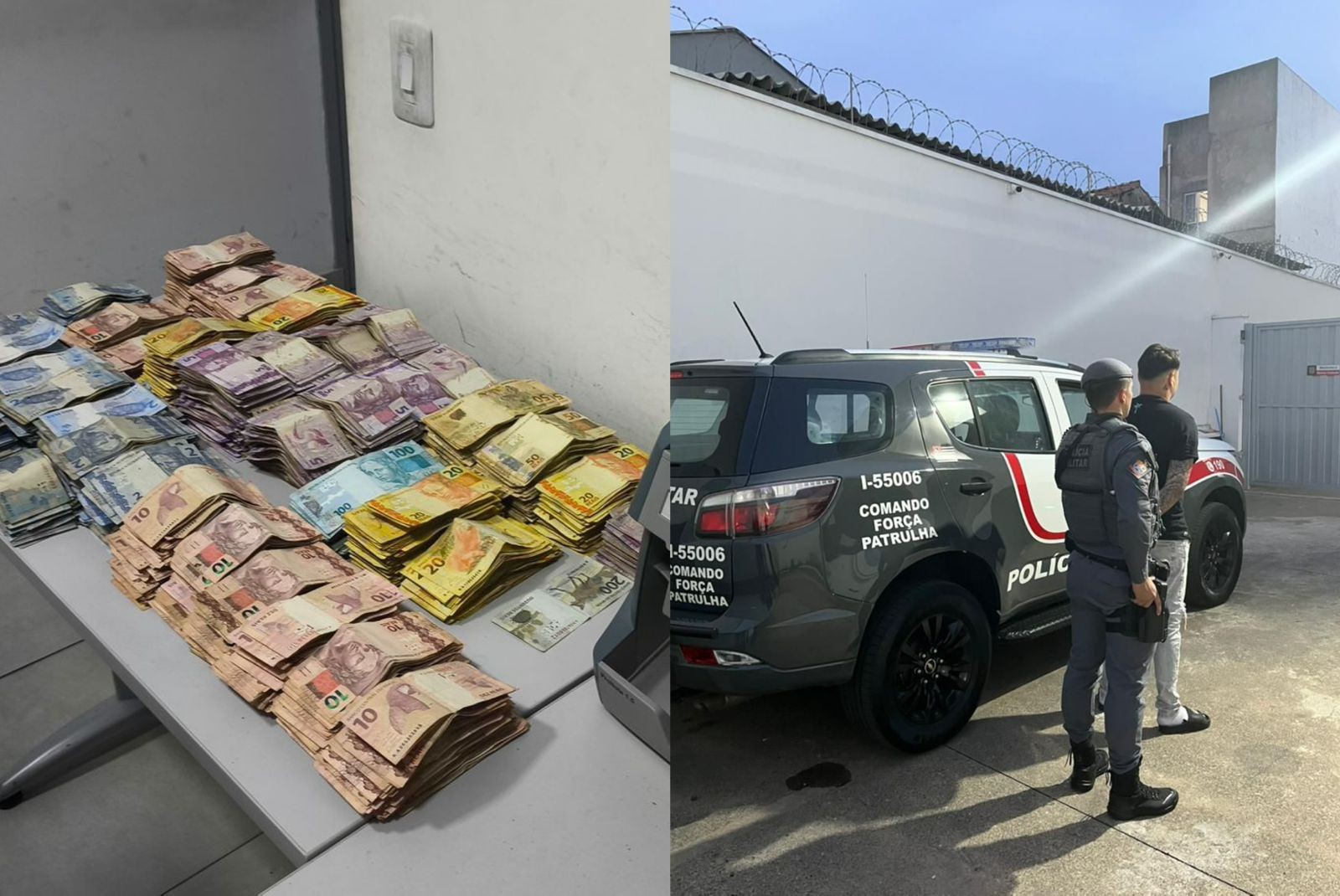 Polícia apreende R$ 95 mil em casa de luxo de homem procurado por roubo em Sorocaba