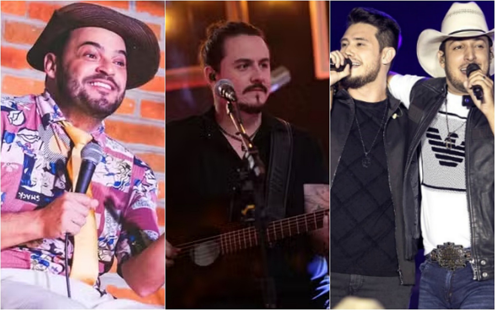 Matheus Ceará, Dino Fonseca e Bruno & Barretto agitam o fim de semana no Sul de Minas