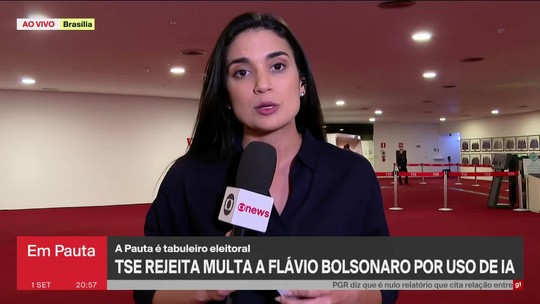 TSE tem maioria de votos para livrar Flávio de multa por vídeo de Bolsonaro por IA - Programa: GloboNews em Pauta 